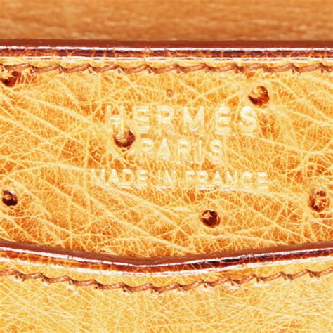 Pochette Hermès Struzzo per Donna 